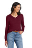 Brooks Brothers® Women's Washable Merino V-Neck Sweater BB18411 Vintage Port