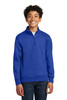 Port & Company® Youth Core Fleece 1/4-Zip Pullover Sweatshirt PC78YQ True Royal