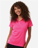 Women's Performance Piqué Polo Lucid Pink