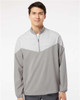 Heather Chevron Quarter-Zip Windshirt Grey Three/ Grey Three Heather A546