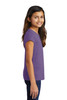 District ® Girls Perfect Tri ® Tee DT130YG Purple Frost  Side