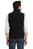 Eddie Bauer® - Fleece Vest. EB204 Black Back