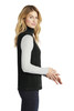 Eddie Bauer® - Ladies Fleece Vest. EB205 Black Side