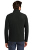 Eddie Bauer® Full-Zip Microfleece Jacket. EB224 Black  Back