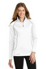 Eddie Bauer® Ladies Smooth Fleece Base Layer 1/2-Zip. EB237 White