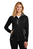 Eddie Bauer ® Ladies Sport Hooded Full-Zip Fleece Jacket. EB245 Black