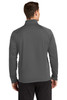 Sport-Tek® Sport-Wick® Fleece 1/4-Zip Pullover.  F243 Dark Smoke Grey/ Black Back
