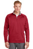 Sport-Tek® Sport-Wick® Fleece 1/4-Zip Pullover.  F243 Deep Red/ Silver