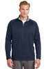 Sport-Tek® Sport-Wick® Fleece 1/4-Zip Pullover.  F243 Navy/ Silver