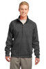 Sport-Tek® Tech Fleece 1/4-Zip Pullover. F247 Graphite Heather