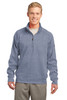 Sport-Tek® Tech Fleece 1/4-Zip Pullover. F247 Grey Heather