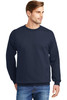 Hanes® Ultimate Cotton® - Crewneck Sweatshirt.  F260 Navy