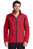 Port Authority® Back-Block Soft Shell Jacket. J336 Rich Red/ Black