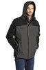 Port Authority® Nootka Jacket.  J792 Graphite/ Black Hood