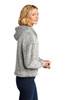 Port Authority ® Ladies Cozy Fleece Hoodie. L132 Grey Heather  Side