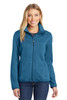 Port Authority® Women's Sweater Fleece Jacket. L232 Medium Blue Heather