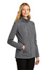 Port Authority ® Ladies Stream Soft Shell Jacket. L339 Graphite Heather Alt