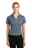 Sport-Tek® Women's Dri-Mesh® V-Neck Polo.  L469 Steel