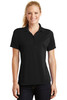 Sport-Tek® Ladies Dry Zone® Raglan Accent Polo. L475 Black