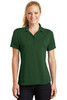 Sport-Tek® Ladies Dry Zone® Raglan Accent Polo. L475 Forest Green