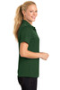 Sport-Tek® Ladies Dry Zone® Raglan Accent Polo. L475 Forest Green Side