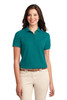 Port Authority® Ladies Silk Touch™ Polo.  L500 Teal Green