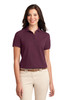 Port Authority® Women's Silk Touch™ Polo.  L500 Maroon