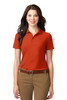 Port Authority® Ladies Stain-Resistant Polo. L510 Autumn Orange