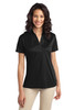 Port Authority® Ladies Silk Touch™ Performance Polo. L540 Black