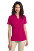 Port Authority® Ladies Silk Touch™ Performance Polo. L540 Pink Raspberry