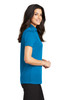 Port Authority® Ladies Silk Touch™ Performance Polo. L540 Brilliant Blue Side