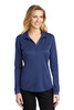 Port Authority ® Ladies Silk Touch ™  Performance Long Sleeve Polo. L540LS Royal