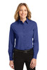 Port Authority® Ladies Long Sleeve Easy Care Shirt.  L608 Mediterranean Blue