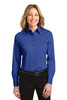 Port Authority® Ladies Long Sleeve Easy Care Shirt.  L608 Royal/ Classic Navy