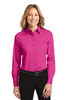 Port Authority® Ladies Long Sleeve Easy Care Shirt.  L608 Tropical Pink