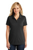 Port Authority® Ladies Dry Zone® UV Micro-Mesh Polo. LK110 Deep Black