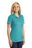 Port Authority® Ladies Dry Zone® UV Micro-Mesh Polo. LK110 Aquamarine Alt