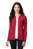 Port Authority® Women's Concept Stretch Button-Front Cardigan. LM1008 Rich Red