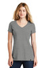 New Era ® Ladies Heritage Blend V-Neck Tee. LNEA101 Shadow Grey Heather