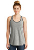 New Era ® Ladies Heritage Blend Racerback Tank. LNEA105 Light Graphite Twist/ Graphite