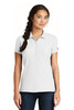 New Era ® Ladies Venue Home Plate Polo. LNEA300 White