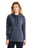 New Era ® Ladies Tri-Blend Fleece Pullover Hoodie. LNEA510 True Navy Heather