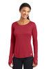 OGIO® ENDURANCE Ladies Long Sleeve Pulse Crew. LOE321 Ripped Red