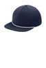 Port Authority® 5-Panel Poly Rope Cap C981 River Blue Navy/ White