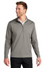 Port Authority® C-FREE® Double Knit 1/4-Zip K880 Smoke Grey