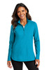 Port Authority? Women's C-FREE? Double Knit 1/4-Zip LK880 Parcel Blue