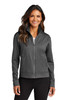 Port Authority® Ladies C-FREE® Double Knit Full-Zip LK881 Grey Steel Heather