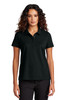 Mercer+Mettle® Women's Stretch Pique Polo MM1005 Deep Black