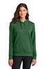 Nike Ladies Club Fleece Sleeve Swoosh Pullover Hoodie NKFD9889 Gorge Green