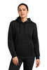 Nike Women's Club Fleece Sleeve Swoosh Pullover Hoodie NKFD9889 Black